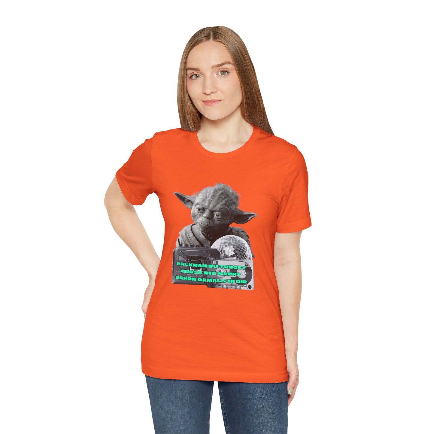 Funny Yoda Quote Unisex Tee - Walkman du kennst - erfahren du bist starwars