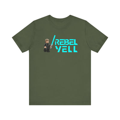 Cool Rebel Yell Luke Skywalker Unisex Jersey Tee - Short Sleeve Graphic T-Shirt for Fans