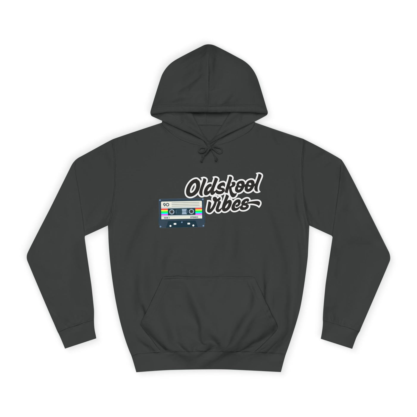 Oldskool Vibes- Hooded Sweatshirt - 'Oldskool' Graphic