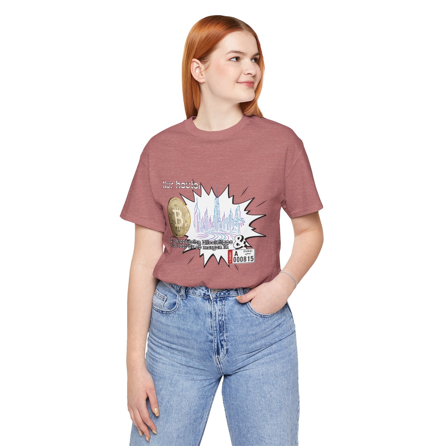 Bitcoins Dubai - Rosarote Welt - lass dich nicht verarschen T - Shirt