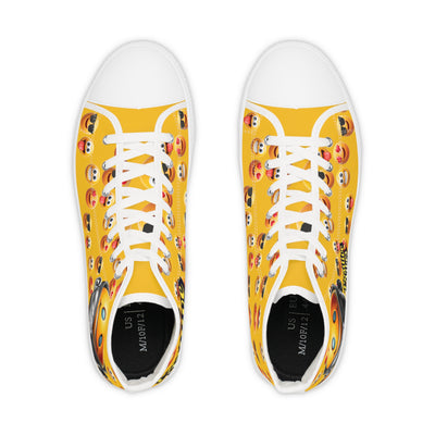 Top sneakers with emoji design #unzippedsmile