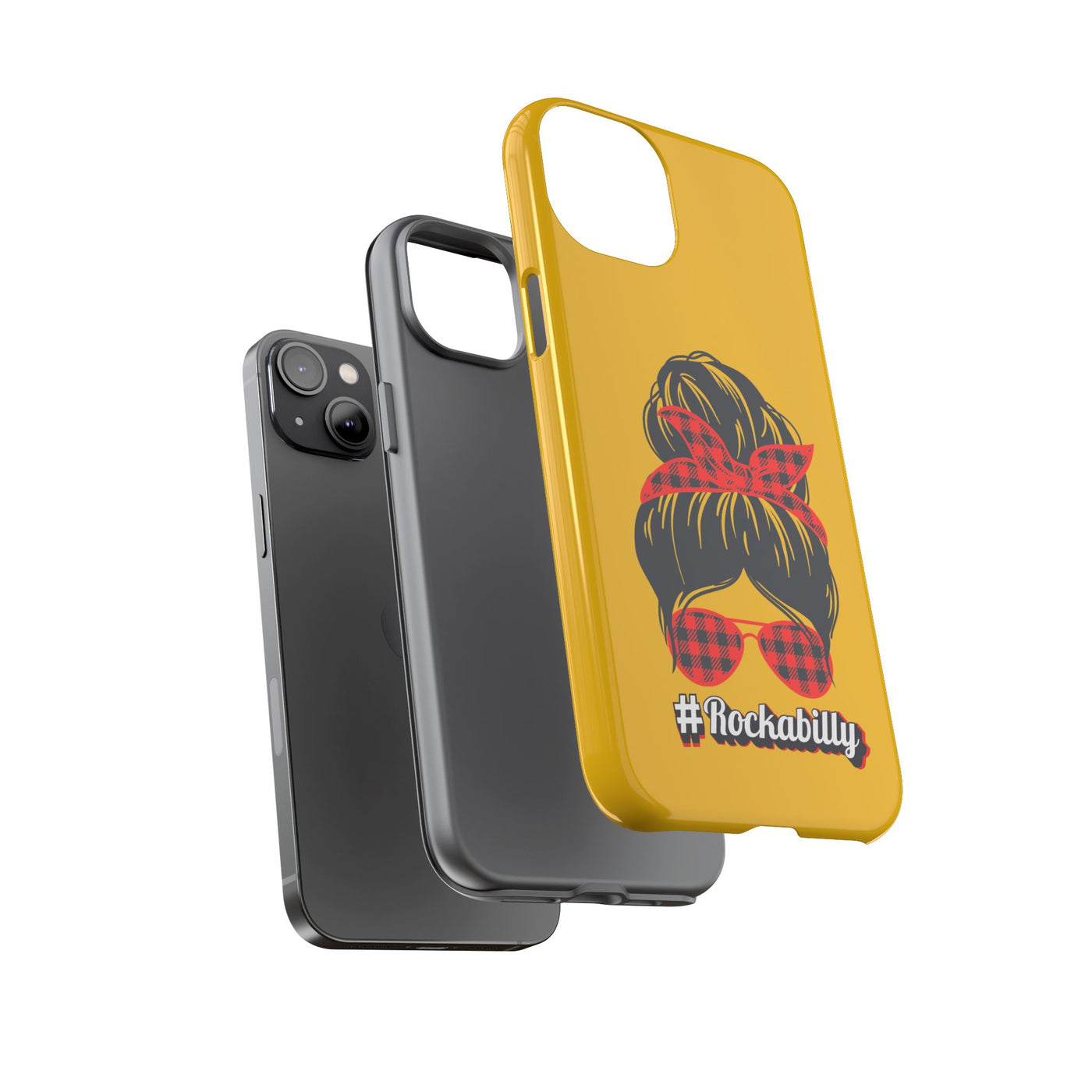 Handyhülle Rockabilly Phone Case, Vintage Scooter Design, Retro Style Cover