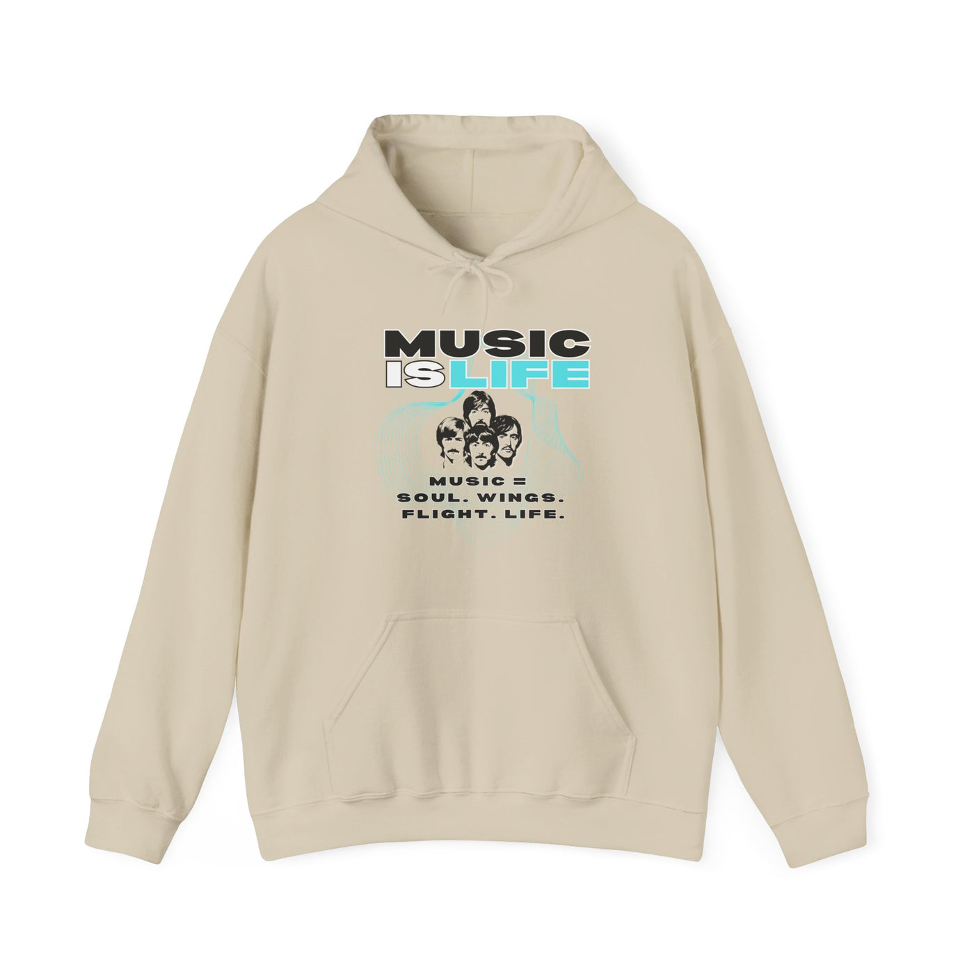 Music is Life Hoodie - Unisex Heavy Blend™ Sweatshirt