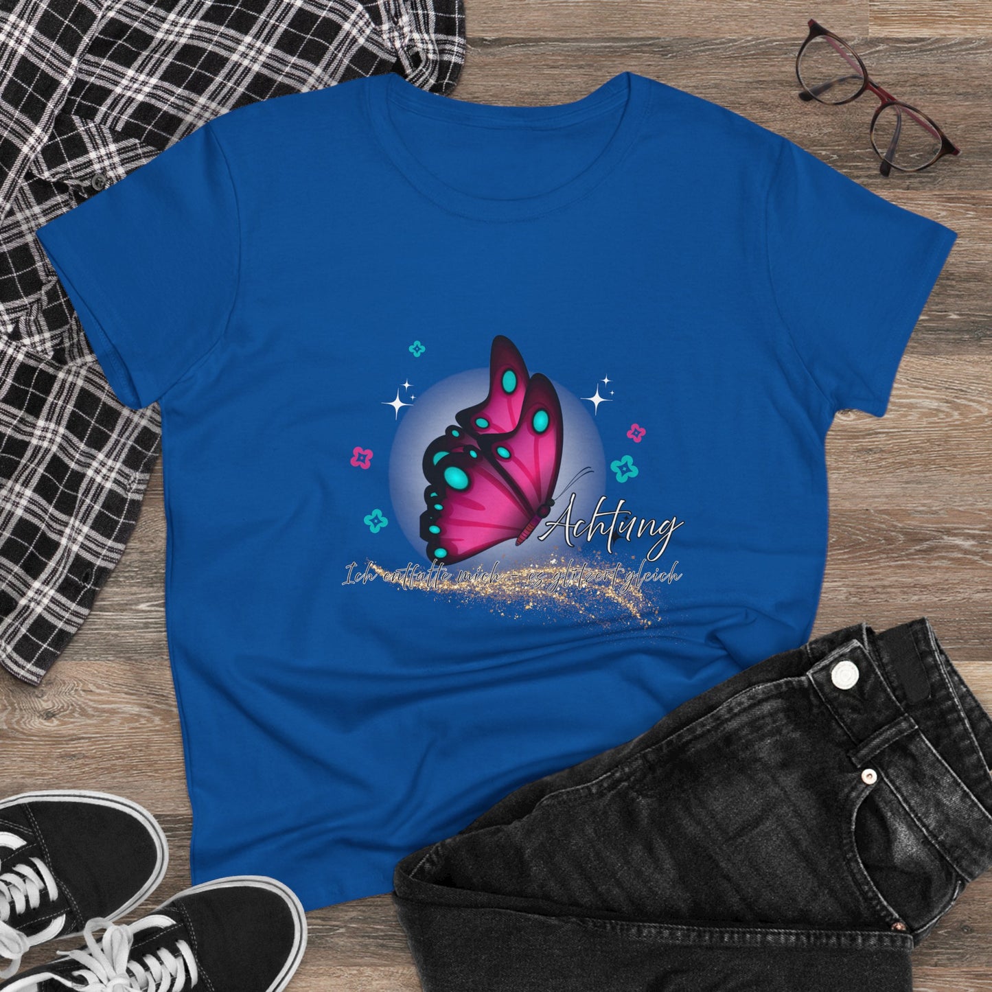 Achtung ich glitzere gleich... T shirt