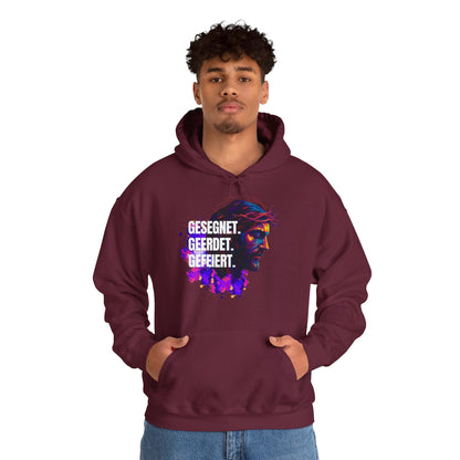 Jesus Colorful - with saying Blessed- Grounded - Celebrated