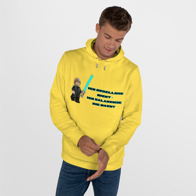 Star Wars Inspired King Hooded Sweatshirt - "I do not rebel - I balance the Force"