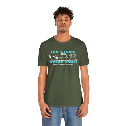 Ich Liebe Meine Frau T-Shirt - Unisex Jersey Tee for Gamers