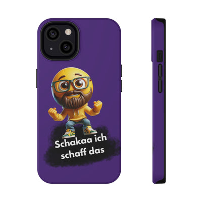 Motivational Impact-Resistant Phone Case - "Schakaa ich schaff das"