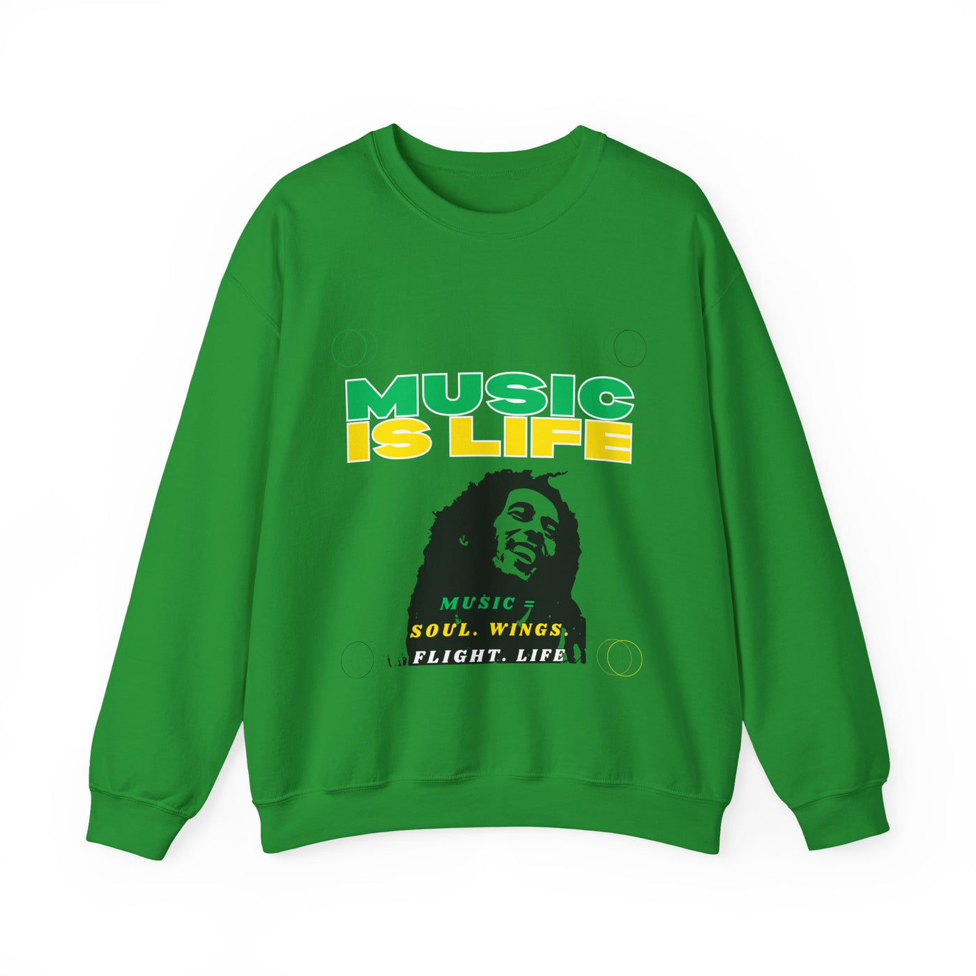 Music Is Life Bob Raggae Sweatshirt