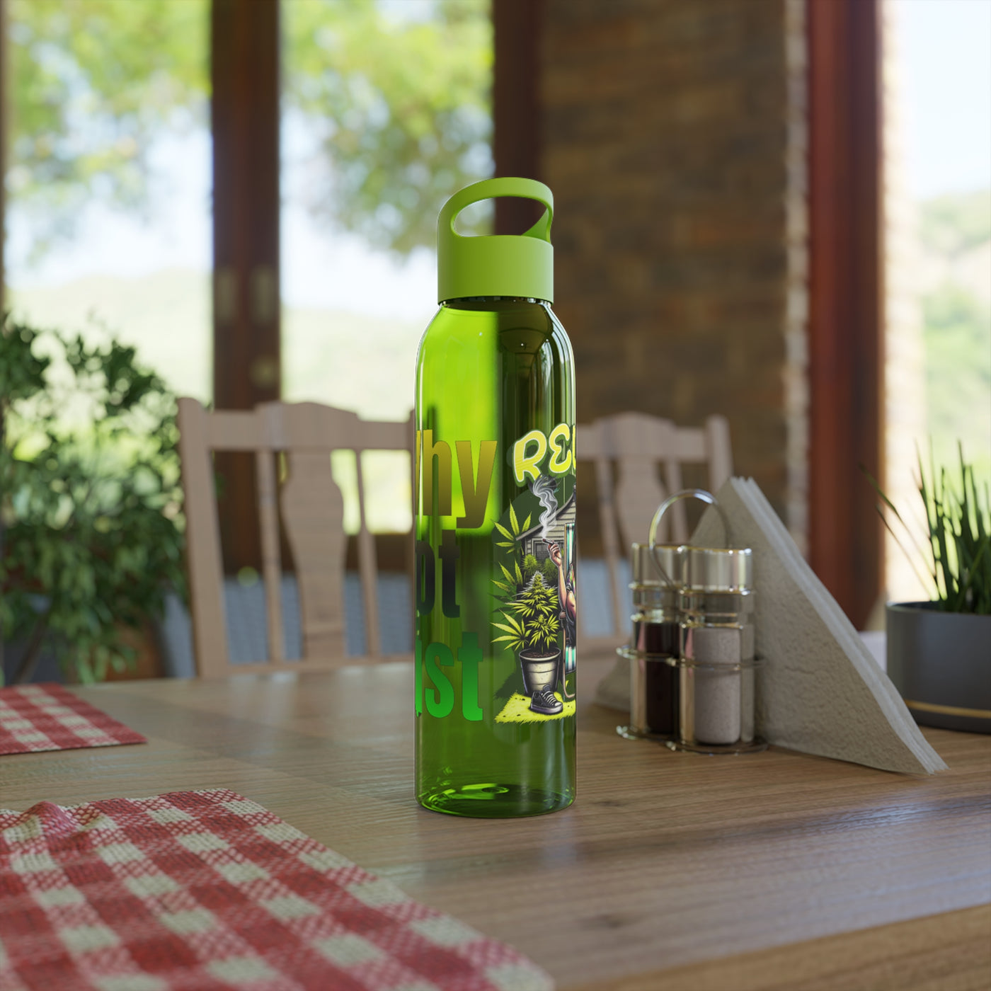 Chic Water Bottle -Wasserflasche  Why not just relax