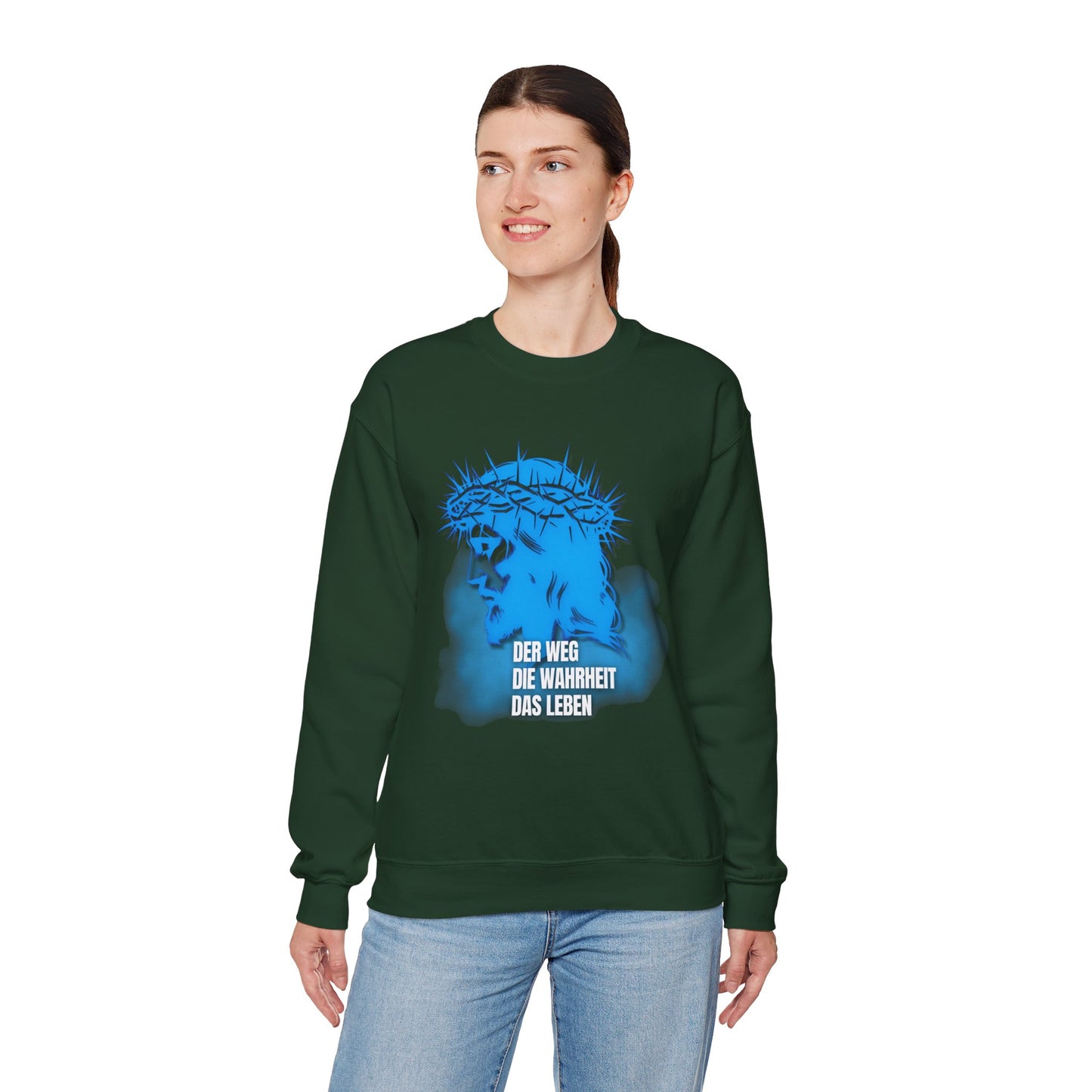 Sweatshirt Jesus "Der Weg - Die Wahrheit - Das Leben"