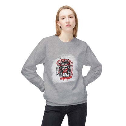 Freedom Statement Sweatshirt - Freiheitstatue muted but not unbroken