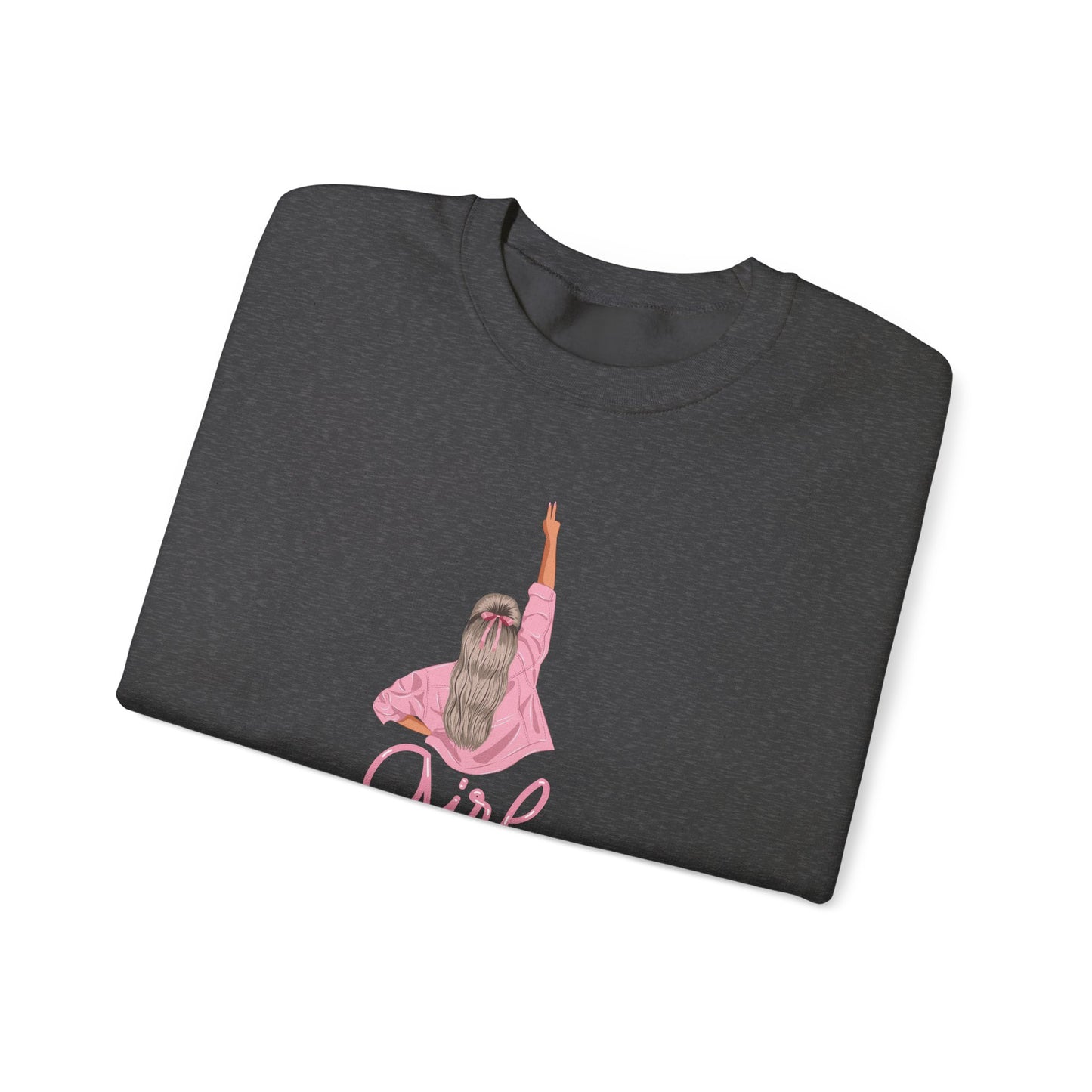 Girl Power Unisex Crewneck Sweatshirt,