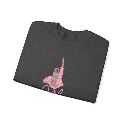 Girl Power Unisex Crewneck Sweatshirt,