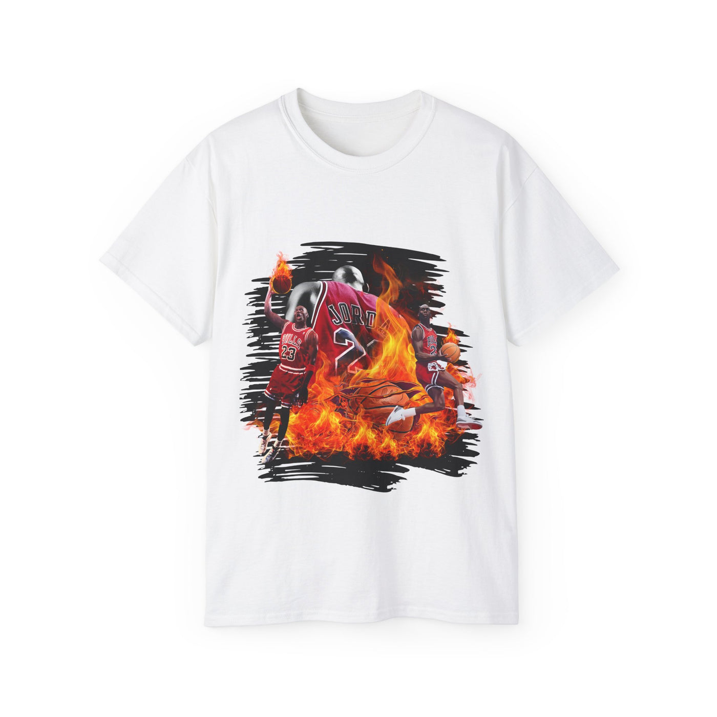 Basketball Jordan, Cool Sports Shirt, Unisex Cotton T-Shirt