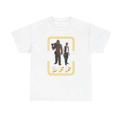 BFF Chewbacca & Han Solo Unisex Heavy Cotton Shirt