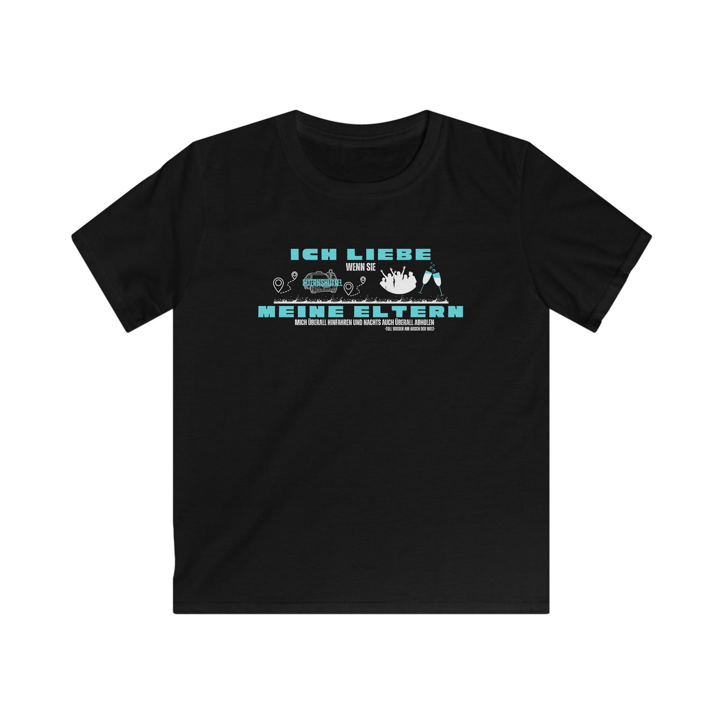 Kids Softstyle Tee - I Love My Parents - Fun Graphic Tee for Children