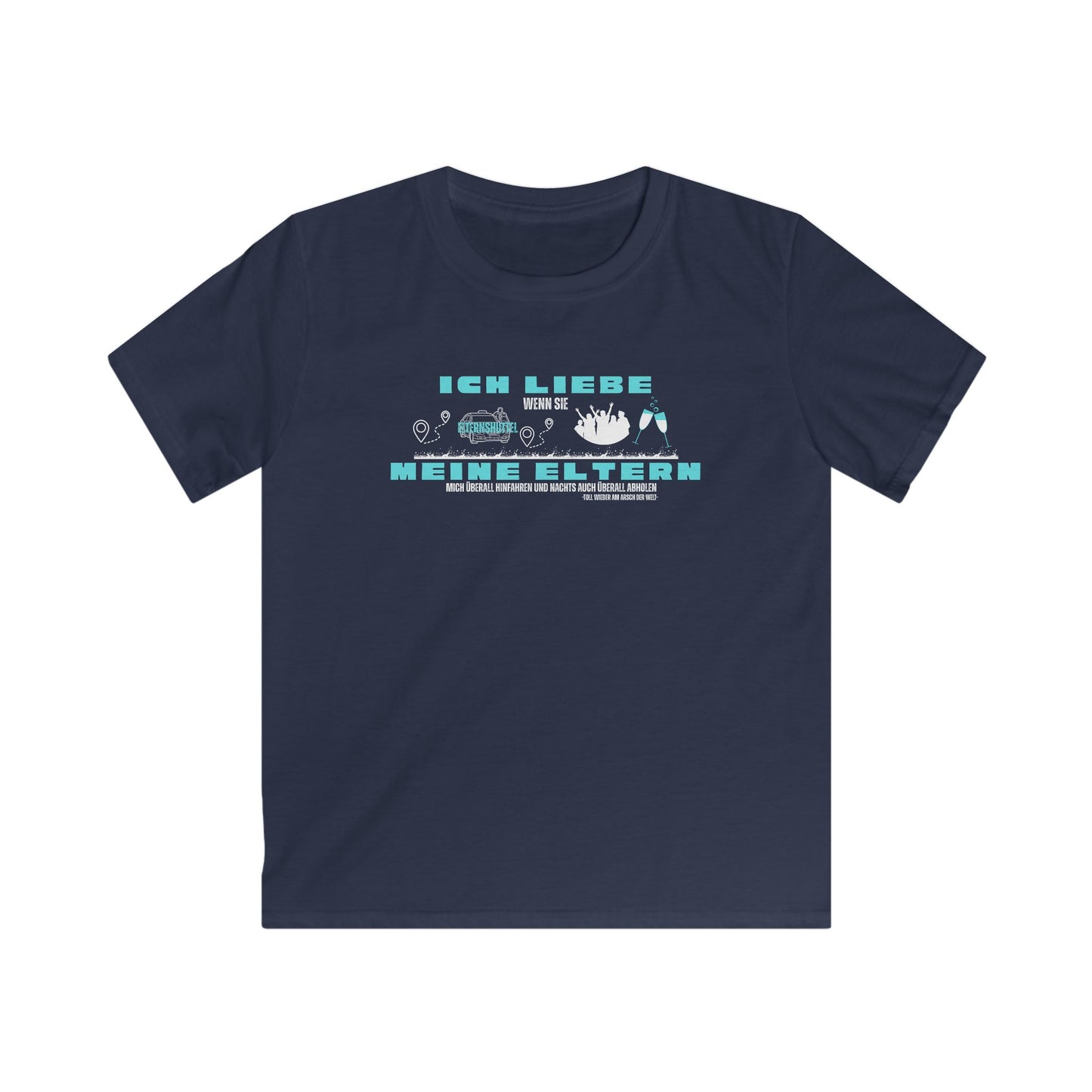 Kids Softstyle Tee - I Love My Parents - Fun Graphic Tee for Children