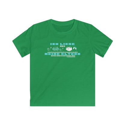 Kids Softstyle Tee - I Love My Parents - Fun Graphic Tee for Children