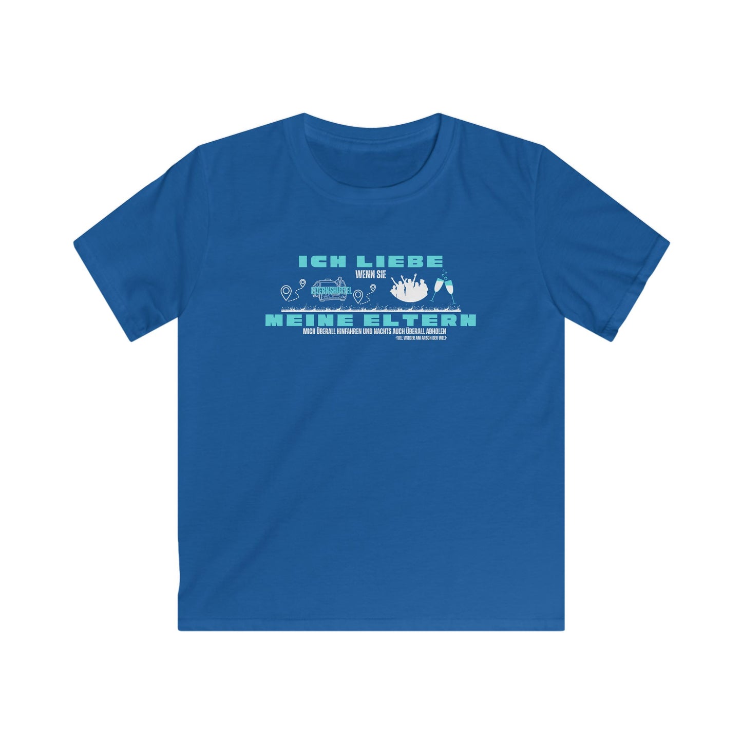 Kids Softstyle Tee - I Love My Parents - Fun Graphic Tee for Children