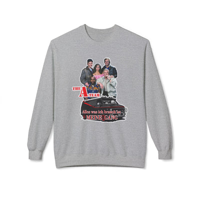 Unisex A-Team Fleece Crewneck Sweatshirt - Retro TV Show Inspired Apparel