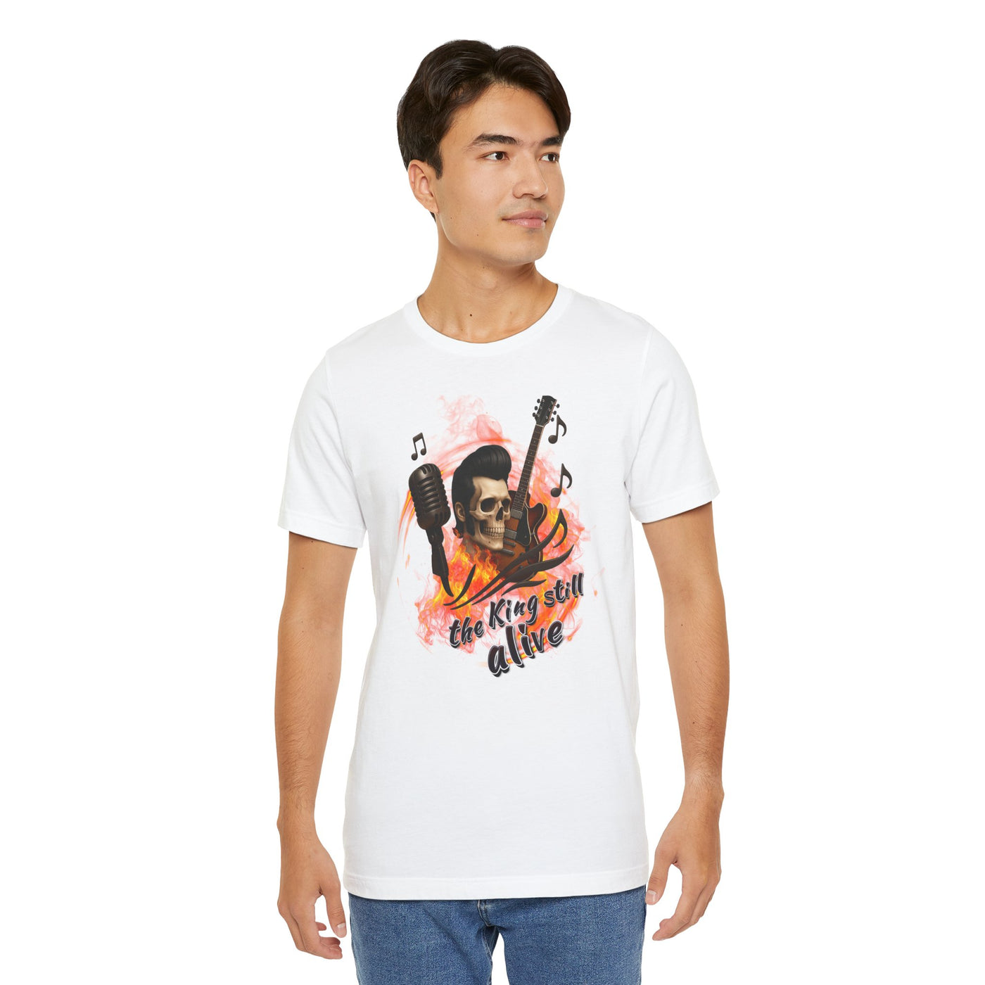 Music Vibes Unisex Jersey Tee - 'The King Still Alive' Graphic T-Shirt