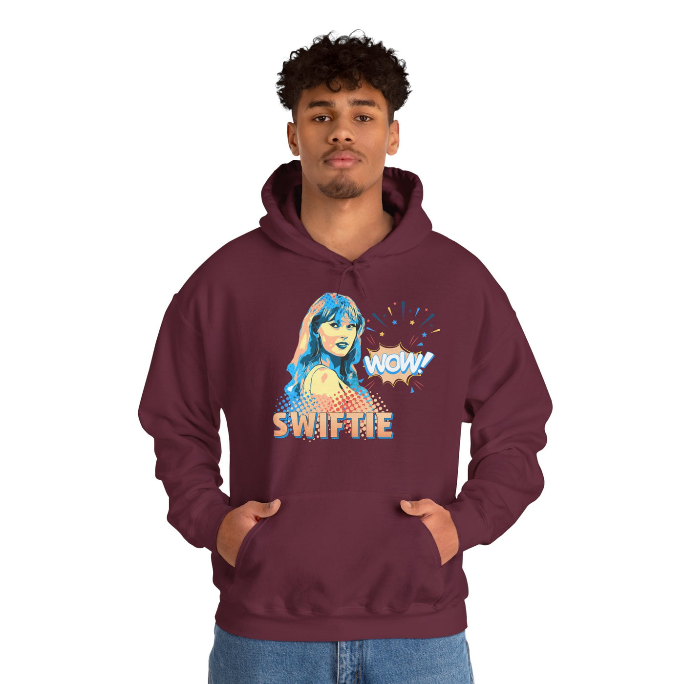 'SWIFTIE WOW' Unisex Heavy Blend™ Hooded Sweatshirt - Perfect Gift for Fans 