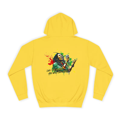 Live for others B  o  b   M a r l e y Hoodie