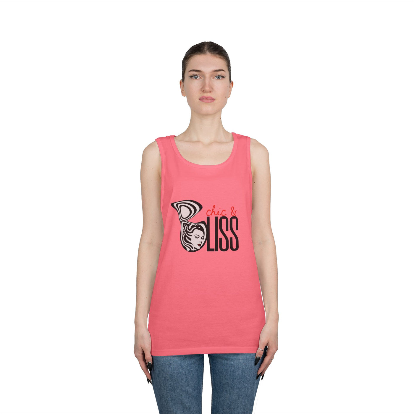 Chic & Not Your Babe Graphic Tank Top