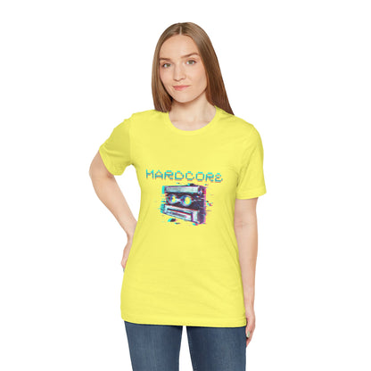 Techno - Hardcore Never Dies - Retro Graphic Tee, 90s Aesthetic Shirt unisex