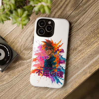 "unbesiegbare Seele" Tough Cases - Colorful Anime Phone Case Handyhülle