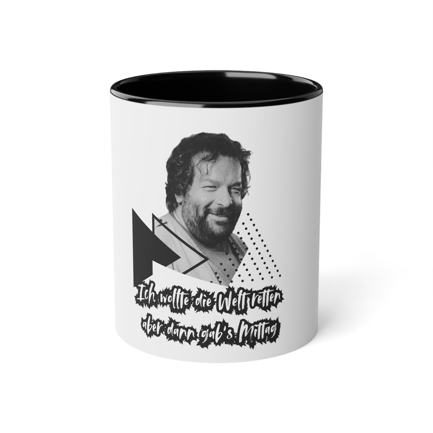 Bud Spencer "Welt retten"Funny Mug, 11oz Coffee Cup