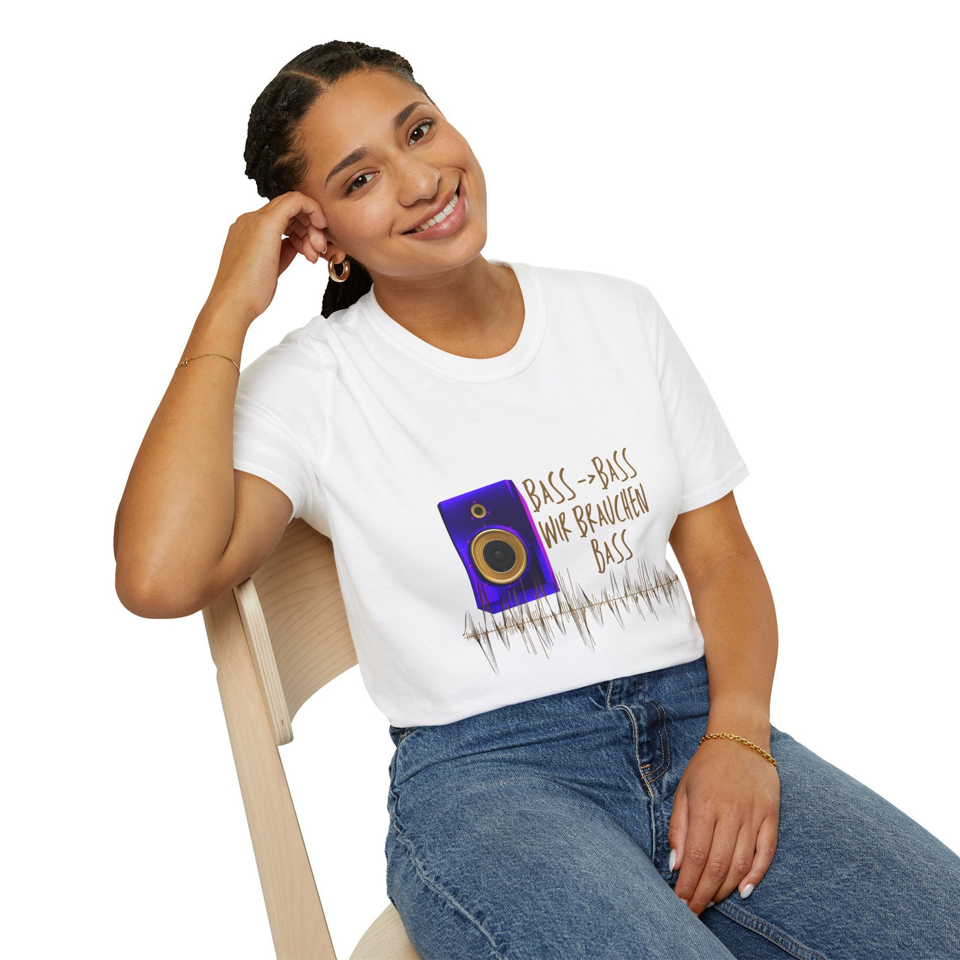 Bass-Bass- Wir brauchen Bass Unisex Shirt