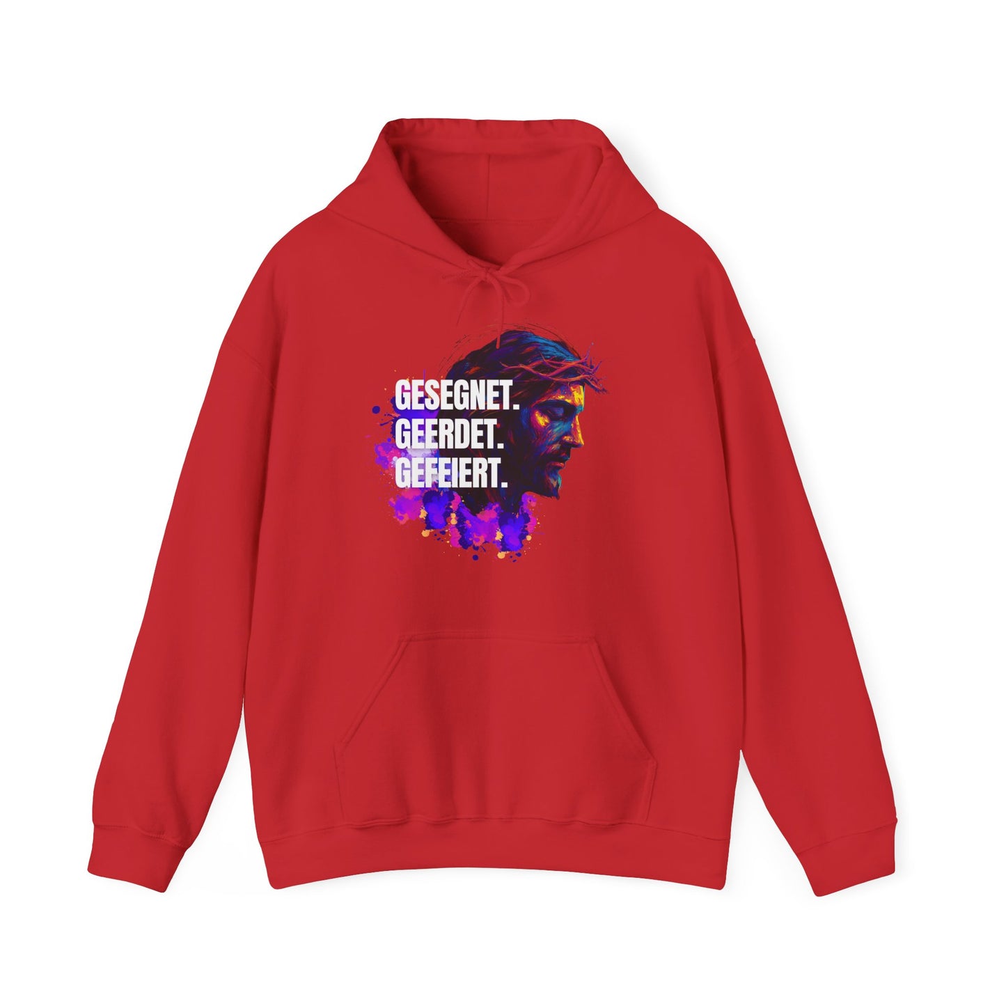 Jesus Colorful - with saying Blessed- Grounded - Celebrated