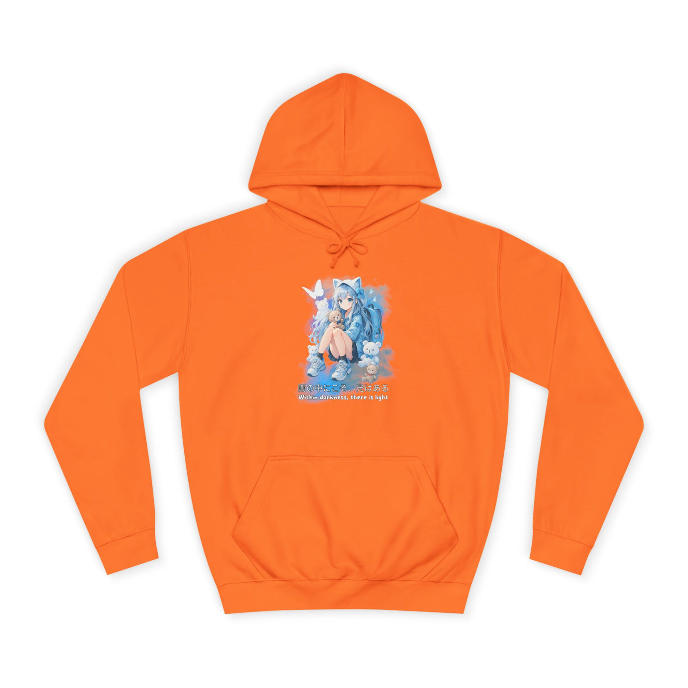 Hoodie, Anime Sweatshirt "Within darkness there is a light"