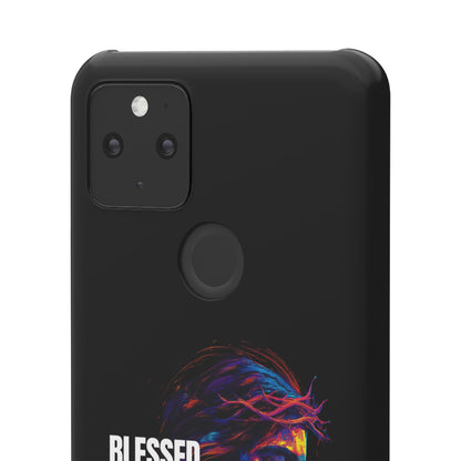 Blessed Saved Loved -  Snap Case Handyhülle - Jesus