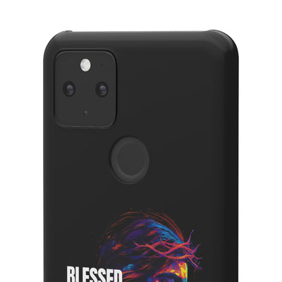 Blessed Saved loved - Snap Case - Jesus