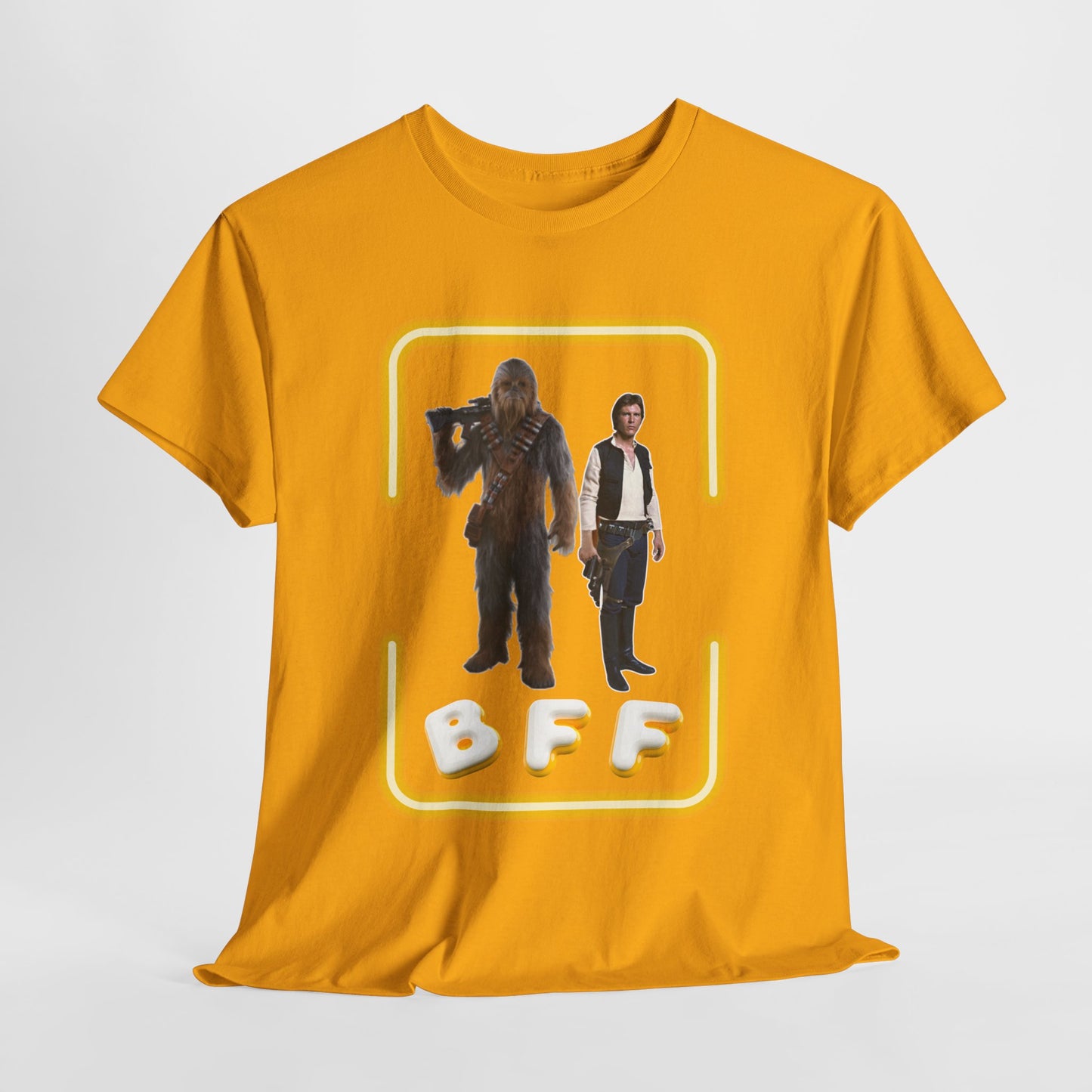BFF Chewbacca & Han Solo Unisex Heavy Cotton Shirt