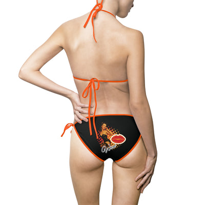 Vibrant Dot Print Women's Bikini Swimsuit - Perfect for Summer Fun