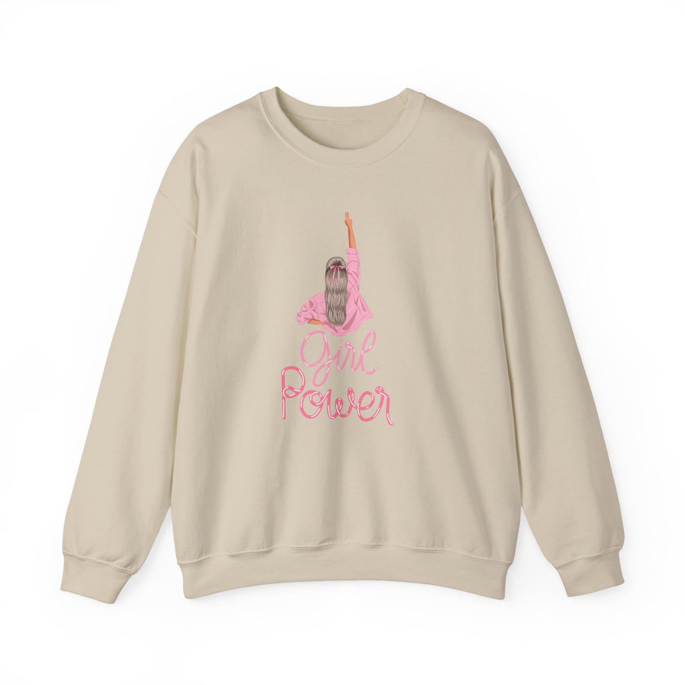 Girl Power Unisex Crewneck Sweatshirt,