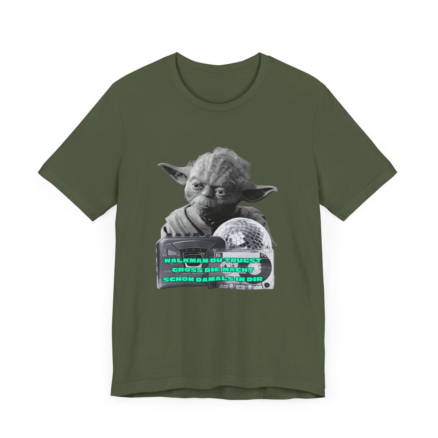 Funny Yoda Quote Unisex Tee - Walkman du kennst - erfahren du bist starwars