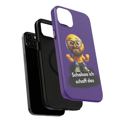 Motivational Impact-Resistant Phone Case - "Schakaa ich schaff das"
