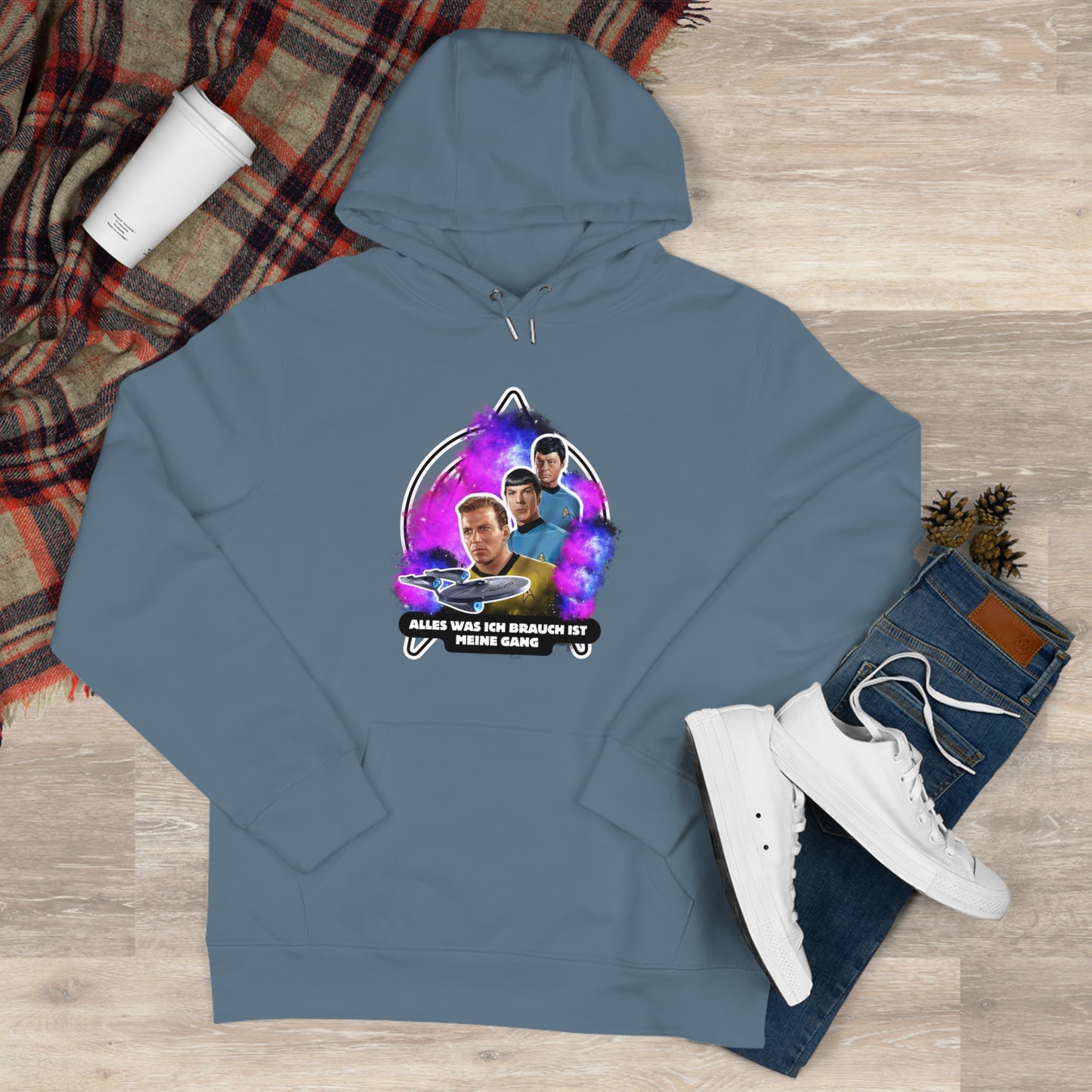 Hoodie Sweatshirt - Star Trek "All I need is my gang"
