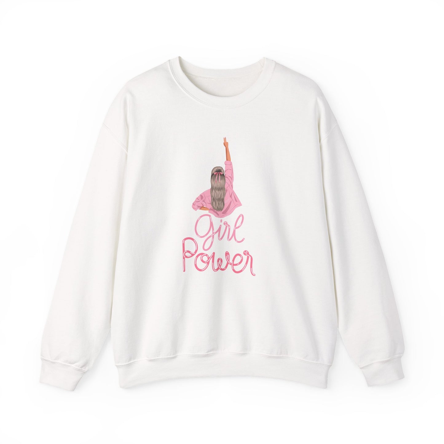 Girl Power Unisex Crewneck Sweatshirt,