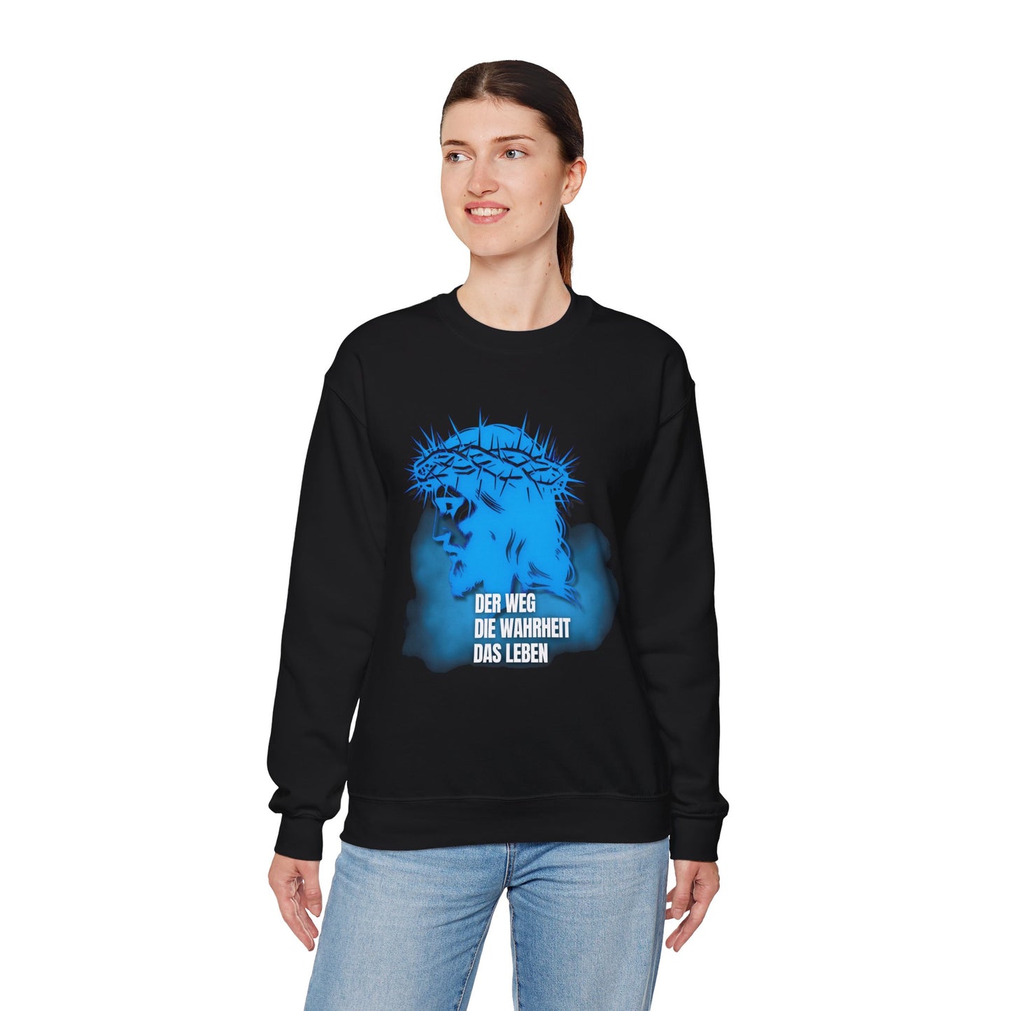 Sweatshirt Jesus "Der Weg - Die Wahrheit - Das Leben"