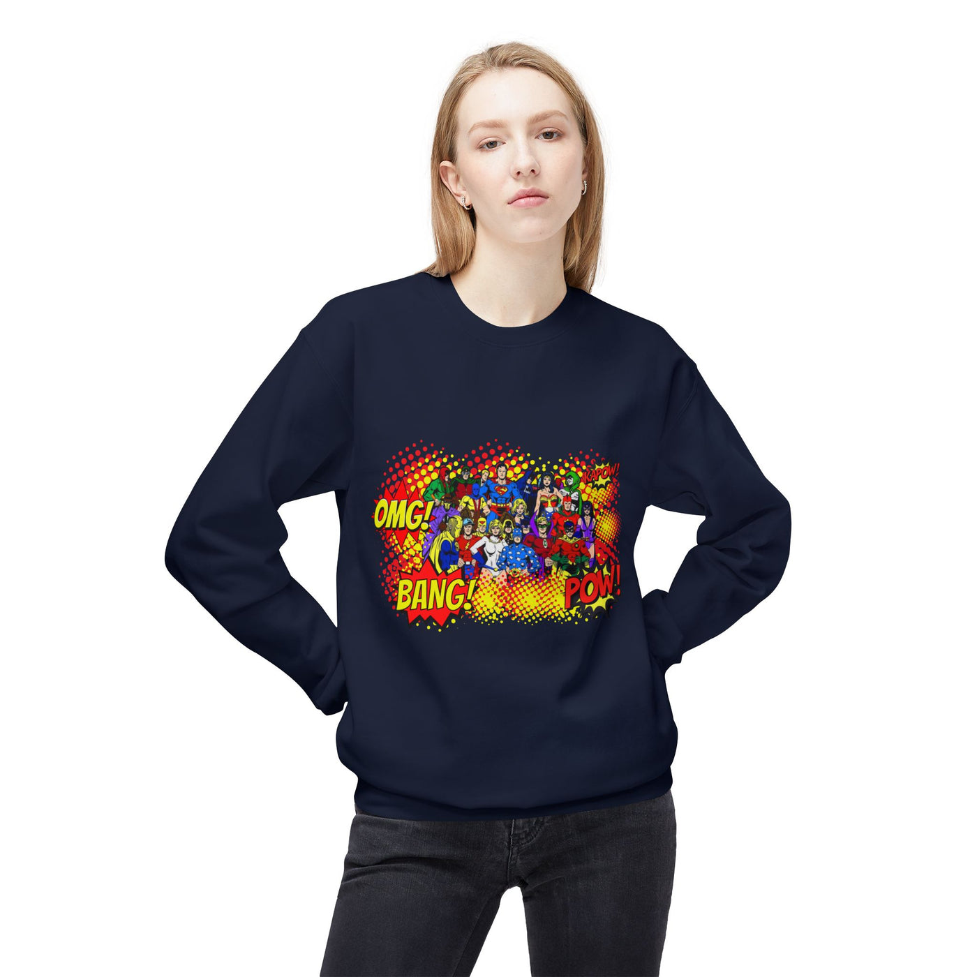 Comic Helden Graphic Sweatshirt, Superhero