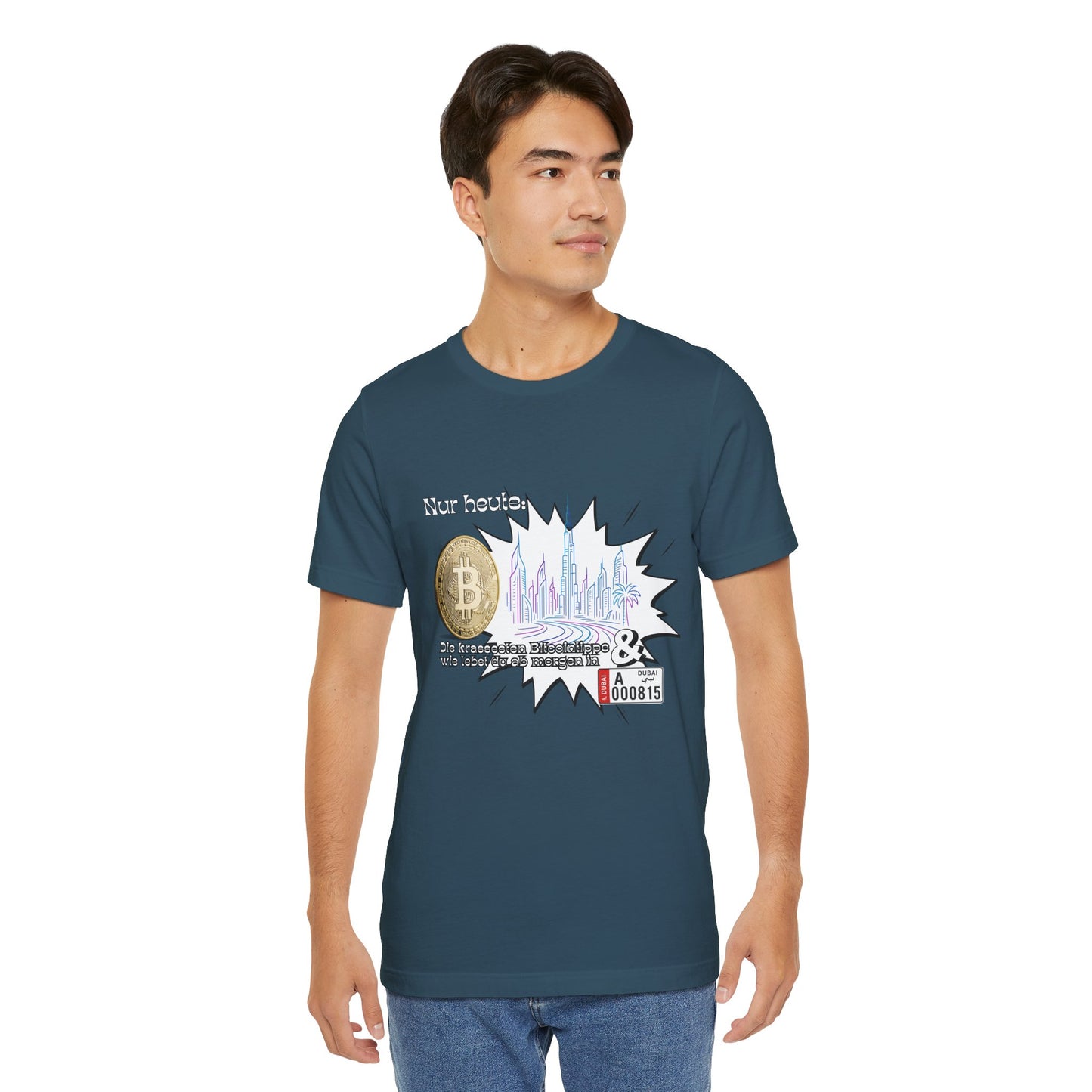 Bitcoins Dubai - Rosarote Welt - lass dich nicht verarschen T - Shirt