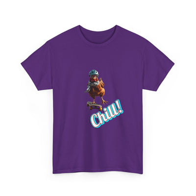 Chill Skateboarding Chicken Shirt