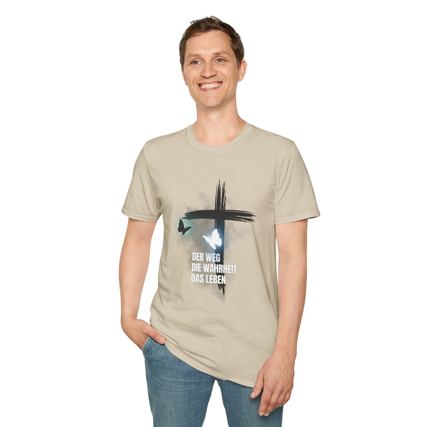 Faith-Inspired Unisex Softstyle T-Shirt – Spiritual, Jesus, Christian,