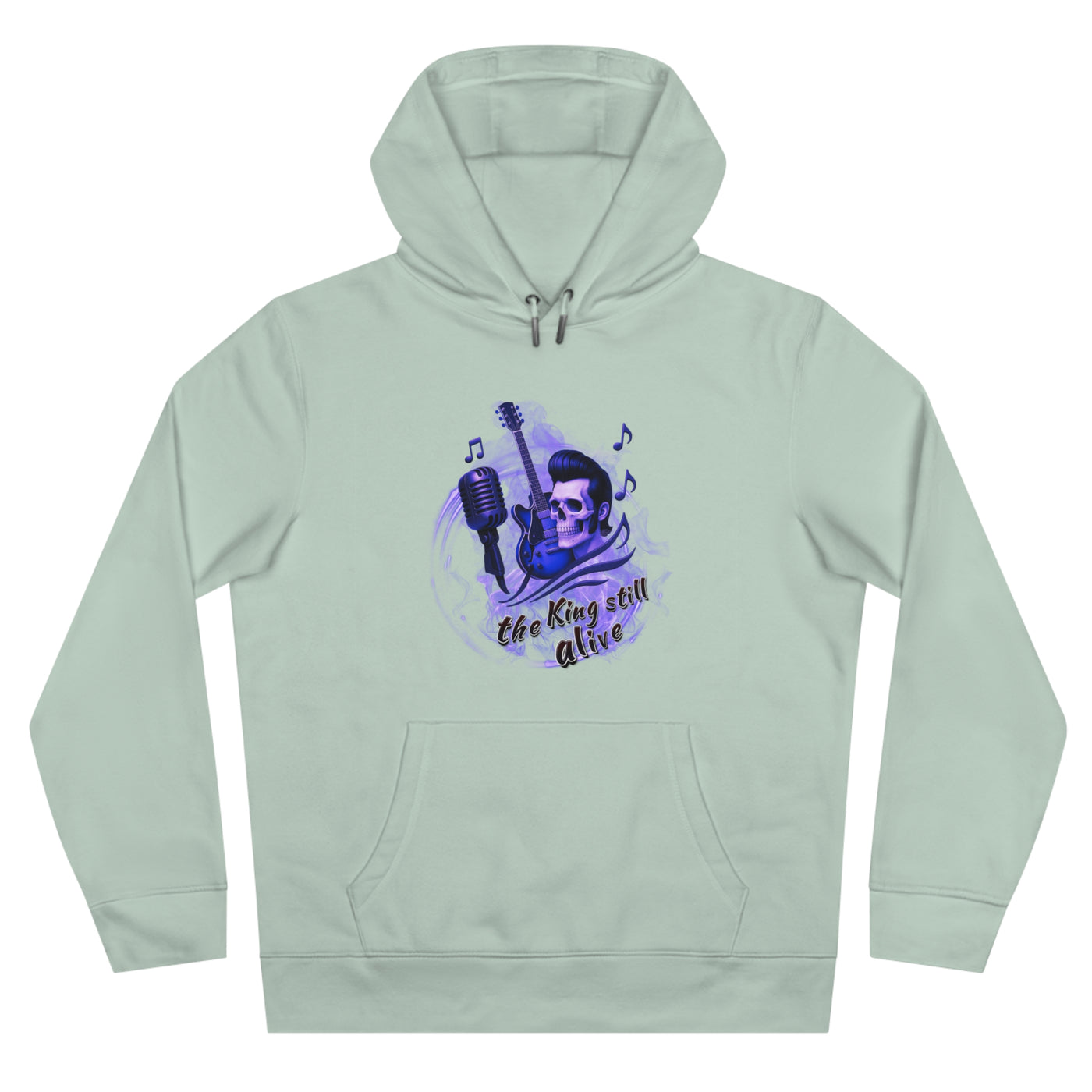 Rock 'n' Roll King Hooded Sweatshirt - 'The King Still Alive' Graphic